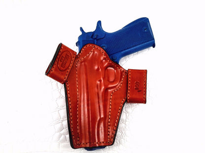 BUL ARMORY 1911 GOVERNMENT Snap-on OWB Leather Holster