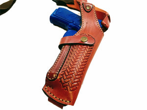 Vertical Shoulder Holster for various semi-autos and double action revolvers