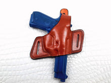 Load image into Gallery viewer, Beretta M9A1 OWB Thumb Break Compact Style Right Hand Leather Holster
