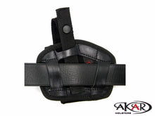 Load image into Gallery viewer, SCCY CPX-1, CPX-2 Leather &amp;  Nylon Thumb Break Pancake Belt Holster, Akar
