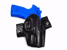 Load image into Gallery viewer, Bersa BP9CC OWB Leather Side Snap Belt Right Hand Holster
