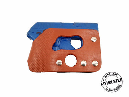 Concealed Carry Shoot-Through Wallet Holster for Ruger LCP 380 & Kel-Tec P-3AT