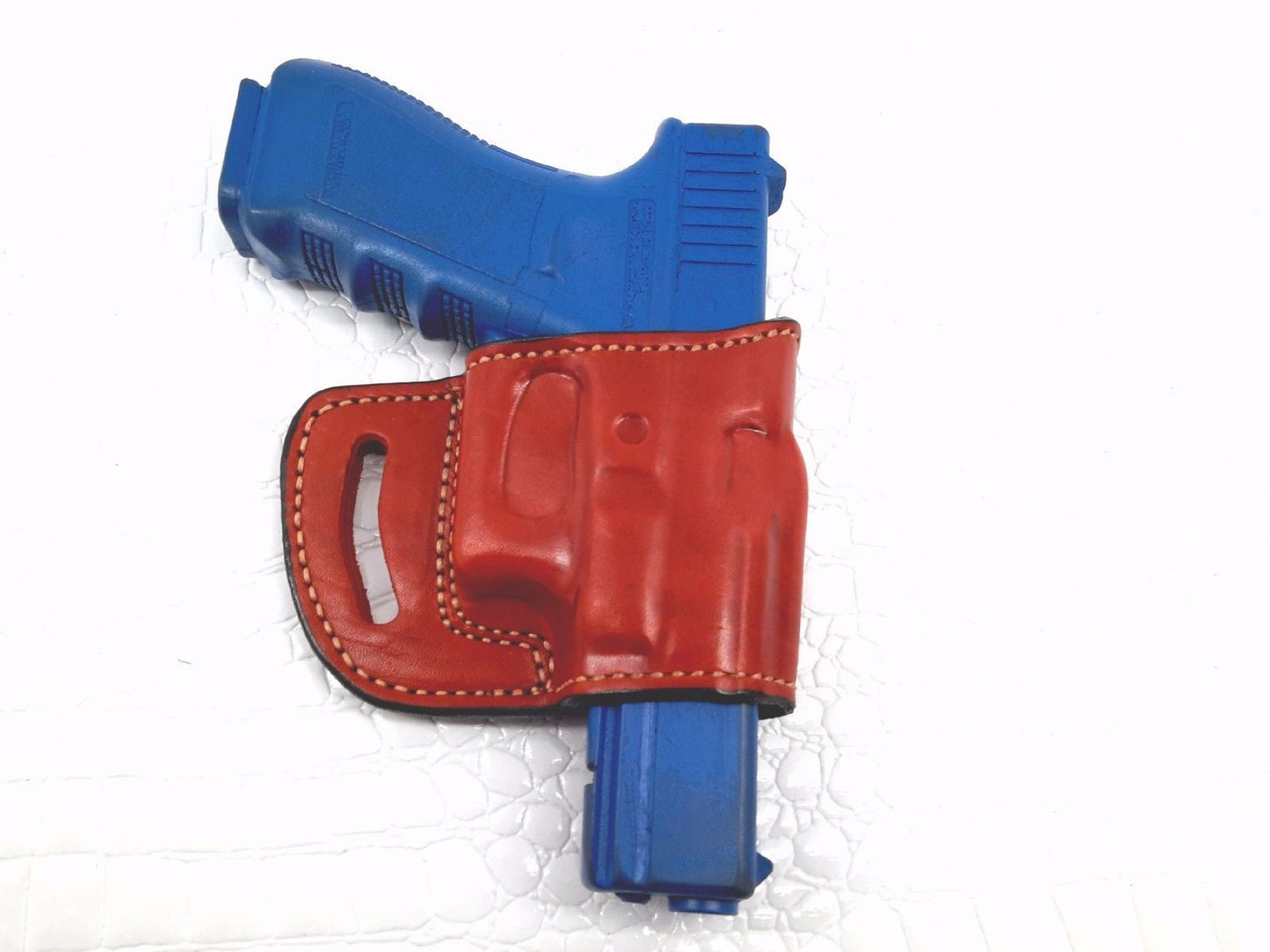 Glock 26/27/33 Yaqui Style Slide Leather Belt Holster