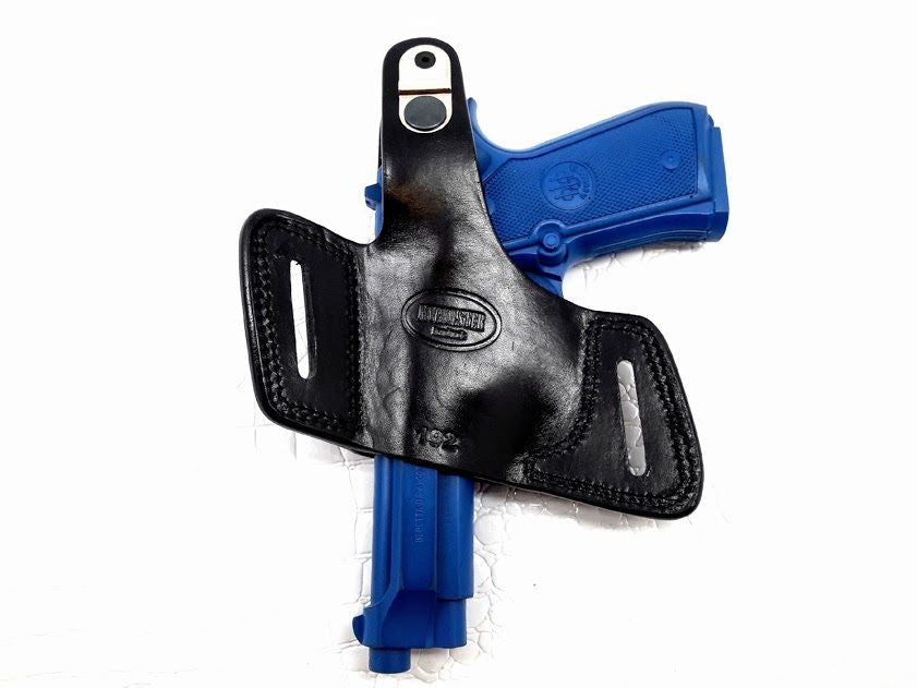 Beretta 92FS OWB Thumb Break Compact Style Right Hand Leather Holster