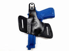 Load image into Gallery viewer, Beretta 92FS OWB Thumb Break Compact Style Right Hand Leather Holster
