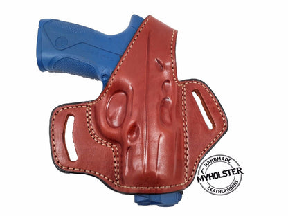 OWB Thumb Break Leather Right Hand Belt Holster for Steyr M9 A1 9mm