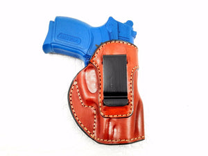 Ruger SR9c Leather IWB Inside the Waistband holster - Options Available