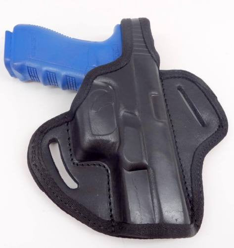 Black Leather Left Handed Belt Holster For With thumbrake Molded SPRINGFIELD 191