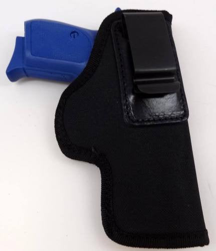 Black Nylon Left Handed IWB/ITP W/ Strong Steel Clip Holster Large