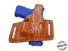 Load image into Gallery viewer, Springfield XD 9mm Subcompact OWB Pancake Style Thumb Break Belt Leather Holster
