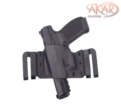 Akar Scorpion OWB Kydex Gun Holster W/Quick Belt Clips Fits Glock 17,19, 26, 44 and Similar Frames