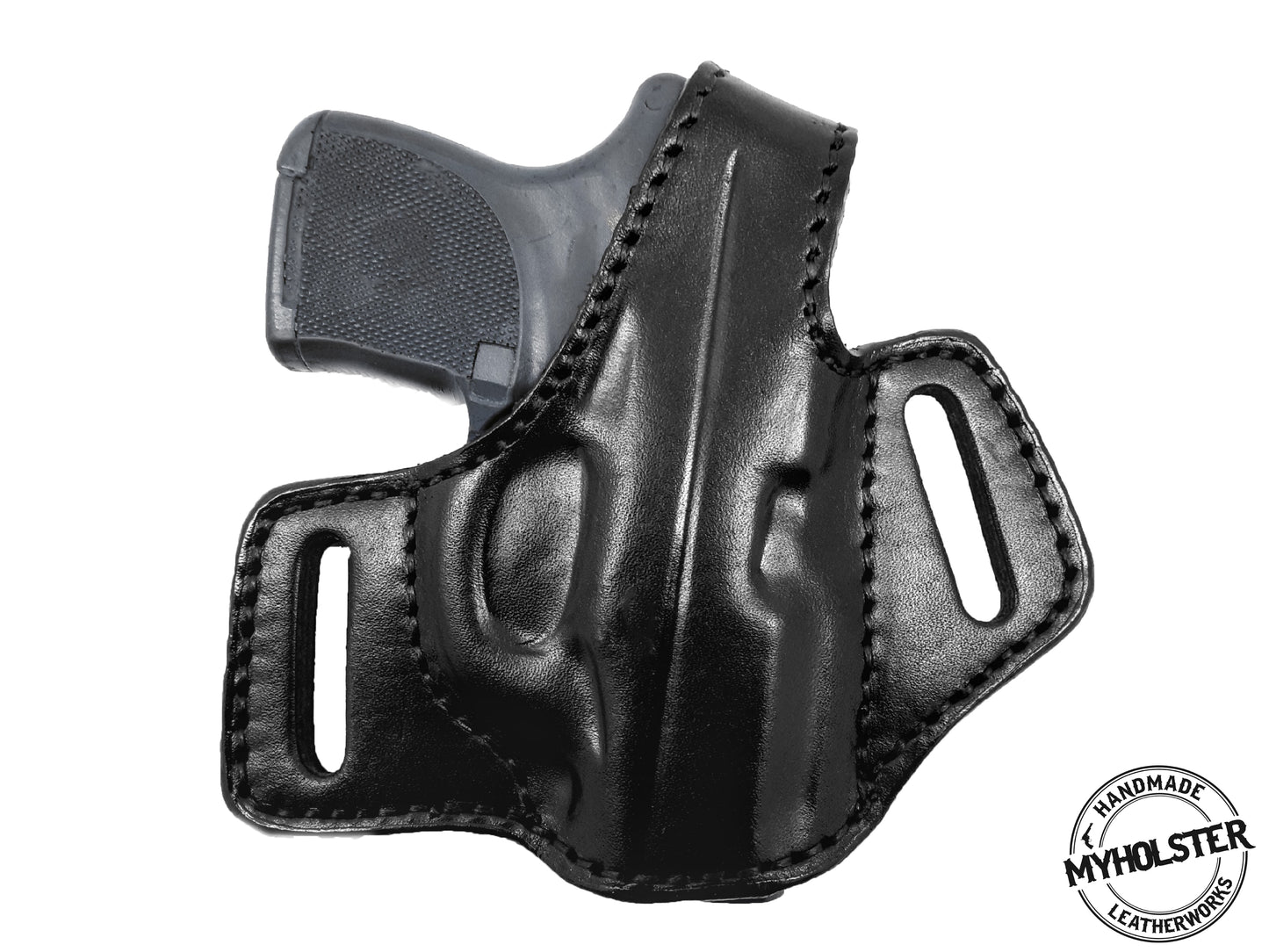 Sig Sauer P238 OWB Thumb Break Compact Style Right Hand Leather Holster