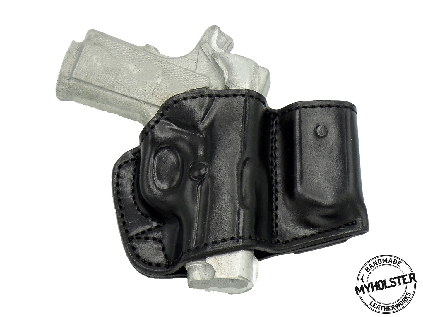 Colt Defender Belt Holster with Mag Pouch Leather Holster