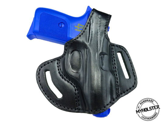 SIG Sauer P230 OWB Right Hand Thumb Break Leather Belt Holster