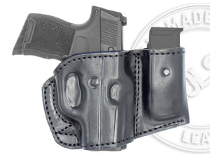 Bersa Thunder .380 ACP OWB Right Hand Belt Holster with Mag Pouch Leather Holster