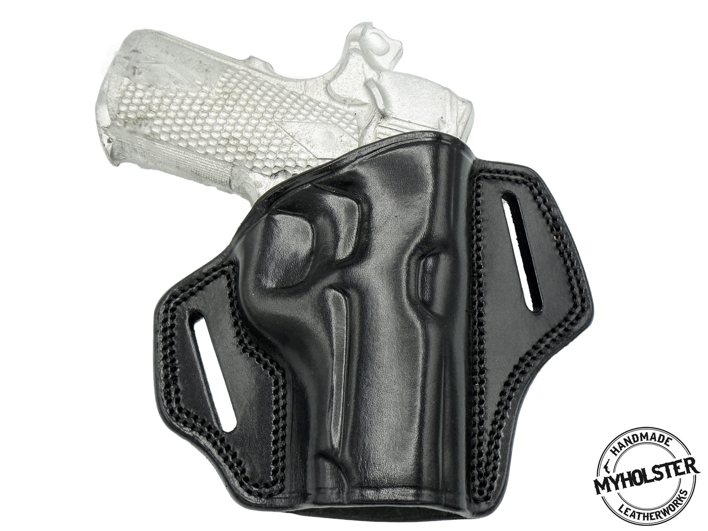 Kimber Ultra Raptor 2 Right Hand Open Top Leather Belt Holster