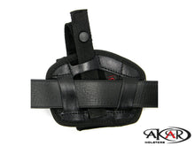 Load image into Gallery viewer, Ruger P89 OWB Leather &amp;  Nylon Thumb Break Pancake Belt Holster
