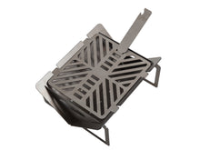 Load image into Gallery viewer, Emperor collapsible mini charcoal grill, fire pit heavy duty steel. Camping, tailgating, table top, portable!
