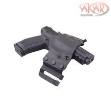 Load image into Gallery viewer, Akar Scorpion OWB Kydex Gun Holster W/Quick Belt Clips Fits Glock 17,19, 26, 44 and Similar Frames
