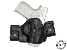 Load image into Gallery viewer, GLOCK 43 OWB Leather Side Snap Belt Right Hand Holster

