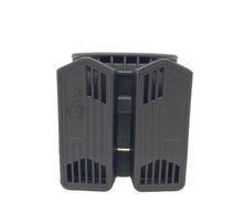 Load image into Gallery viewer, Universal Polymer OWB Double Magazine Holder Fits 9mm/40/45 Adjustable Paddle Mag Carrier
