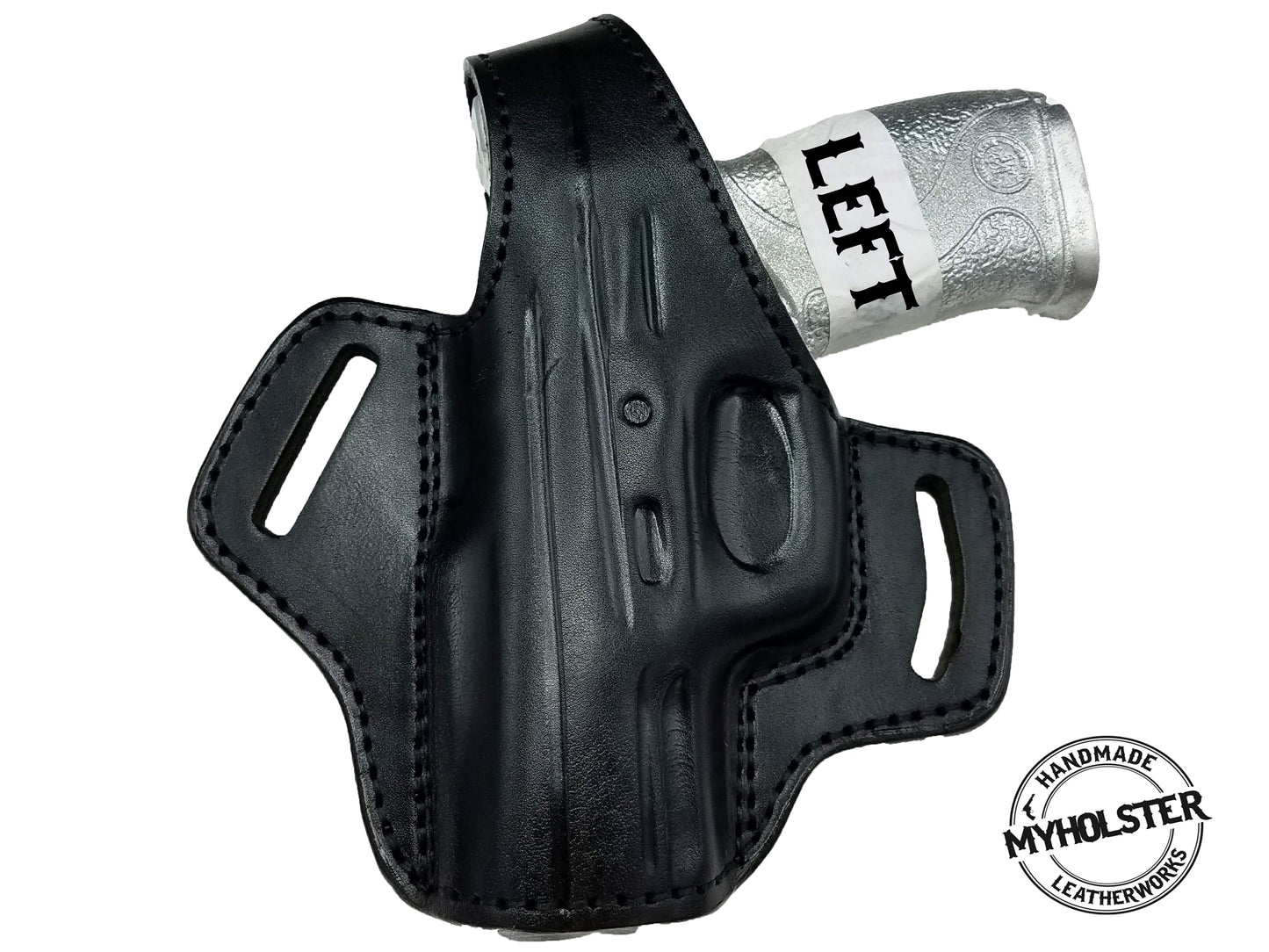 Springfield XD-S 3.3 OWB Thumb Break Leather Belt Holster