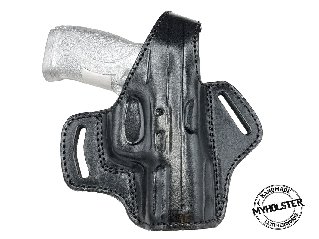 RUGER AMERICAN COMPACT 40 OWB Thumb Break Right Hand Leather Belt Holster