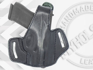 Springfield XD-S 3.3 OWB Thumb Break Leather Belt Holster - Choose Your Hand and Color