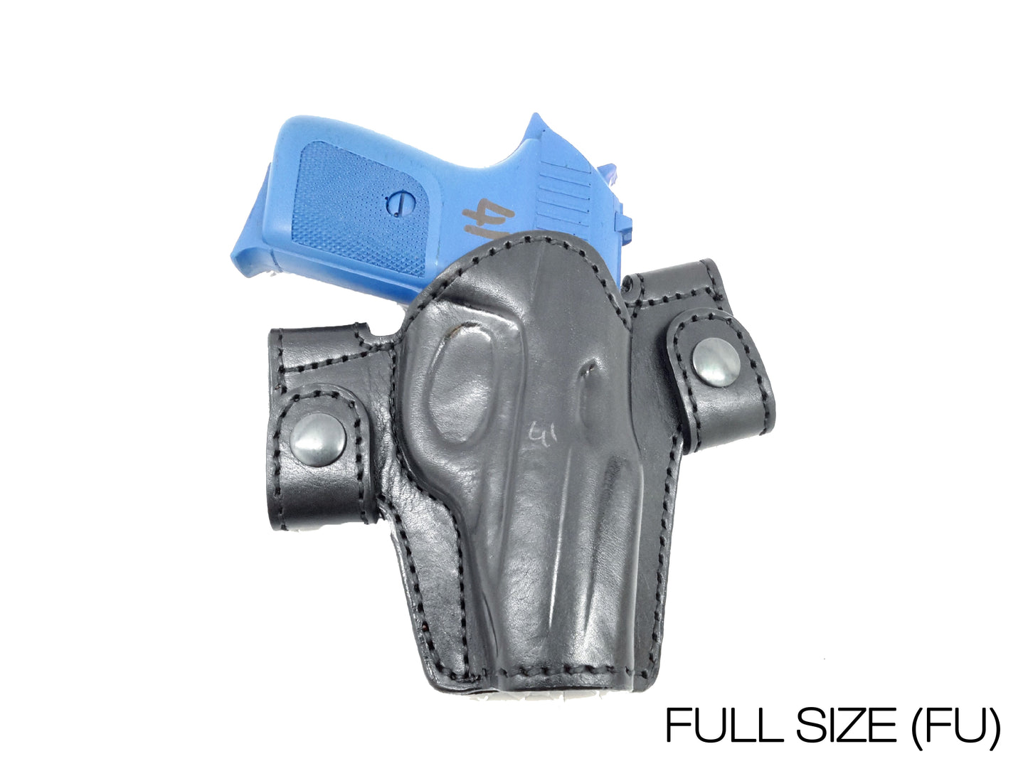 OWB Snap-on Leather Belt  Holster Fits Springfield Armory XD-45, 4"