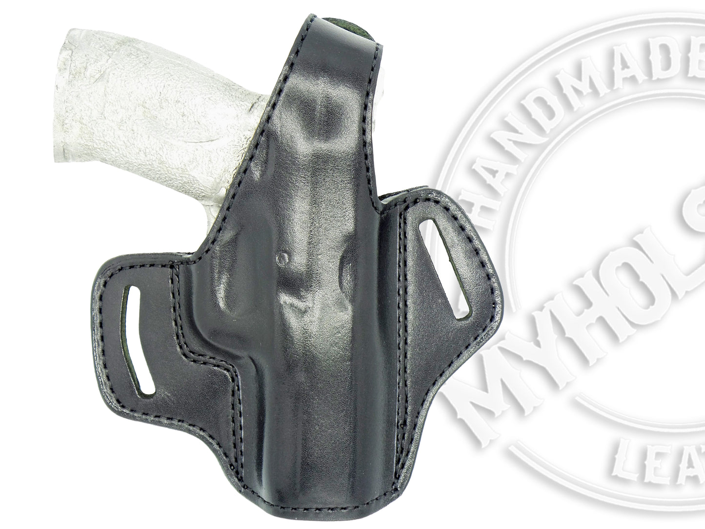Smith & Wesson M&P  M2.0 9mm 4.25" OWB Thumb Break Leather Belt Holster