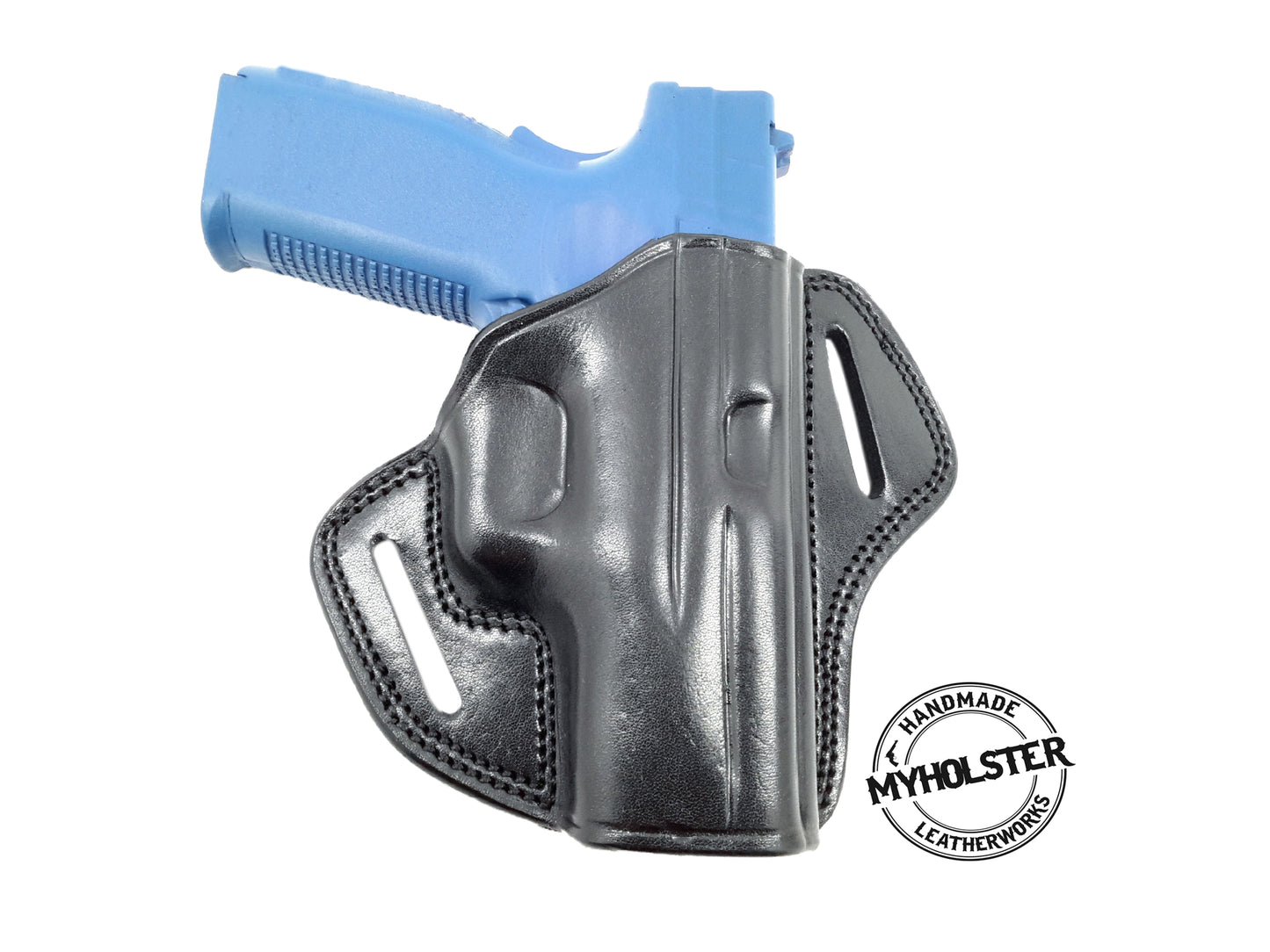 Walther PPS M2 Right Hand Open Top Leather Belt Holster