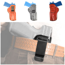 Load image into Gallery viewer, STI EDGE 9mm IWB Inside the Waistband Leather Belt Holster
