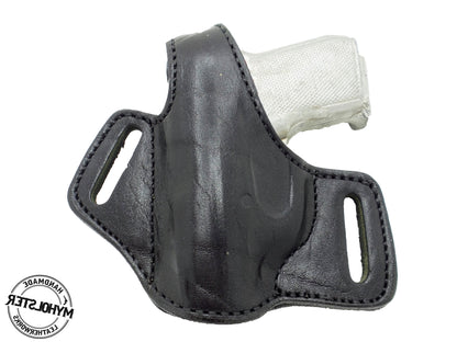 OWB Thumb Break Leather Belt Holster Fits NAA-32 GUARDIAN 32ACP