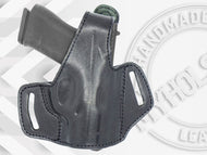 HK VP9 OWB Thumb Break Black Leather Belt Holster