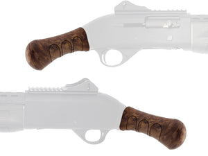 DUKE III ULTRA 12 Ga Raptor Birds Head Shotgun Pistol Grip Wooden Effect|coated