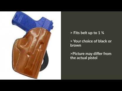 Beretta 92X Compact OWB Leather Quick Draw Paddle Holster