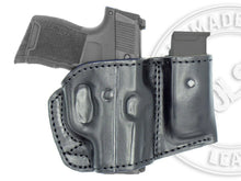 Load image into Gallery viewer, SIG SAUER P365 XL Holster and Mag Pouch Combo - OWB Leather Belt Holster
